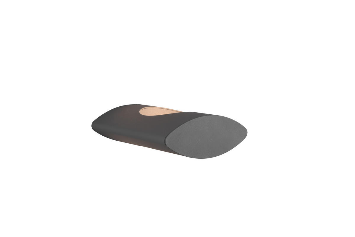 AUSSENWANDLEUCHTE - Anthrazit, Design, Metall (7/18/21cm) - Trio Leuchten