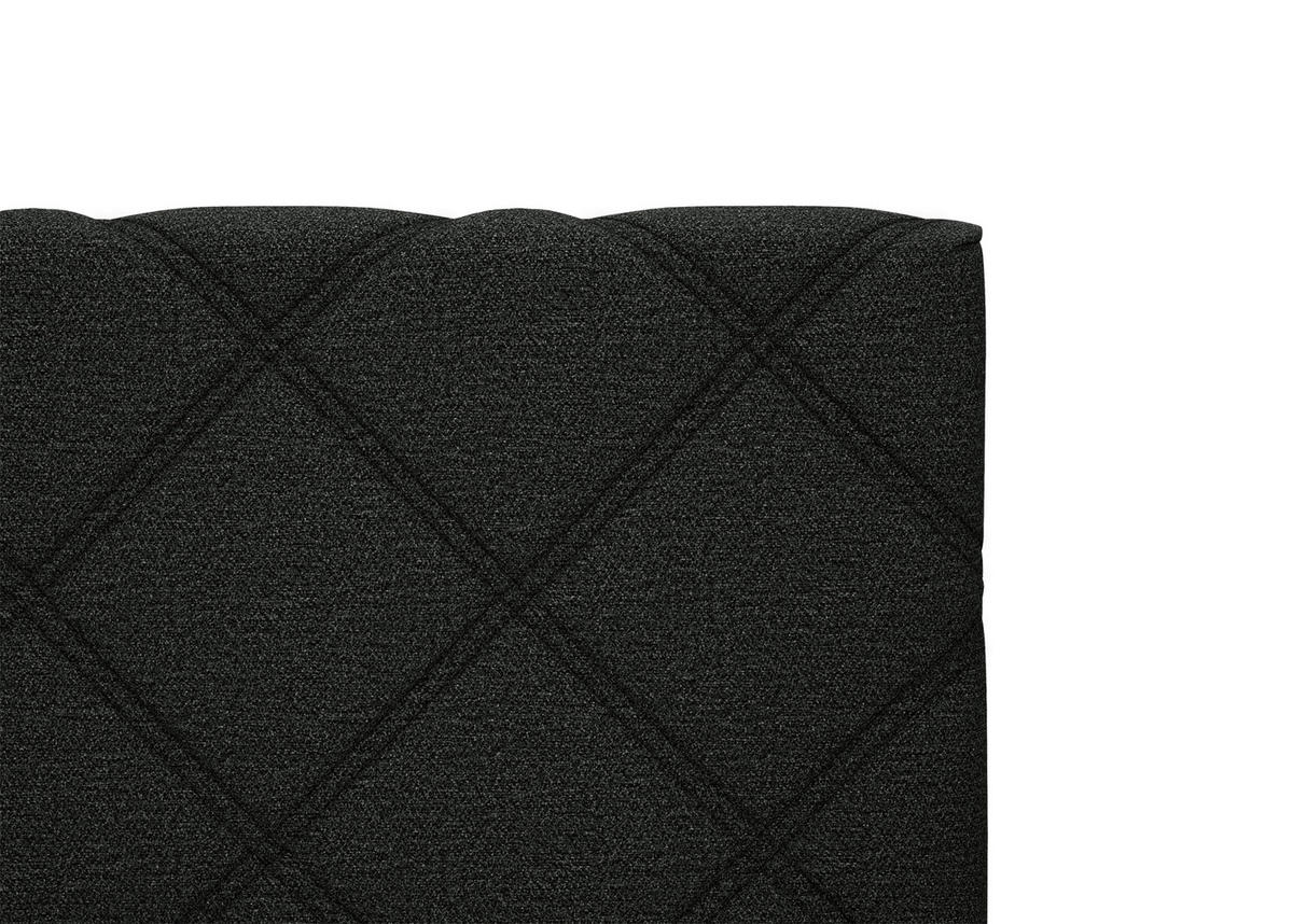 BOXSPRINGBETT 160/200 cm  in Schwarz  - Schwarz, KONVENTIONELL, Textil (160/200cm) - Esposa