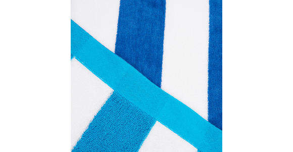 STRANDTUCH 90/180 cm Multicolor, Hellblau, Dunkelblau  - Multicolor/Dunkelblau, Basics, Textil (90/180cm) - Esposa