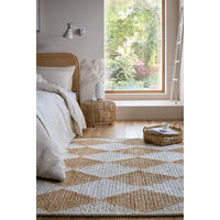 RUČNĚ TKANÝ KOBEREC, 160/230 cm béžová - béžová, Moderní, textil (160/230cm) - Flair Rugs