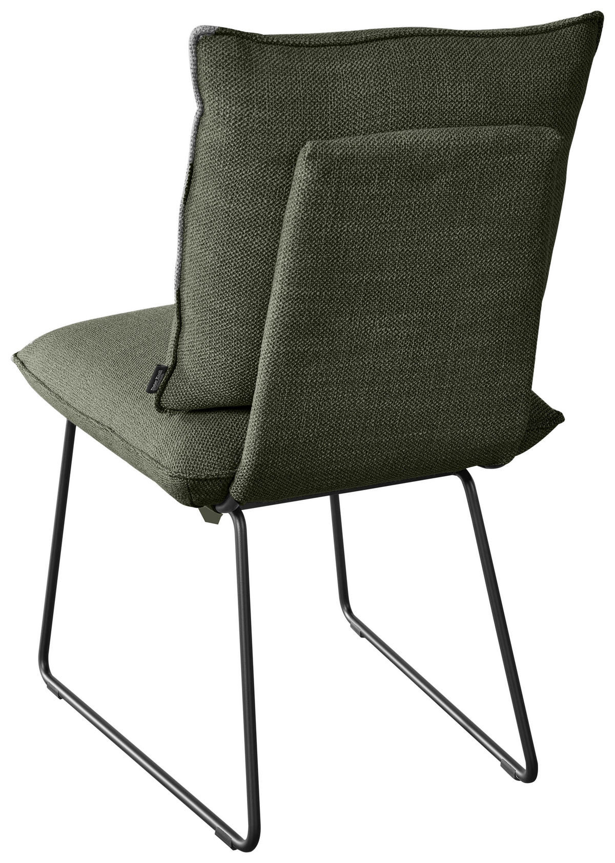 STUHL - Schwarz/Grün, Design, Textil/Metall (51/90/70cm) - Dieter Knoll