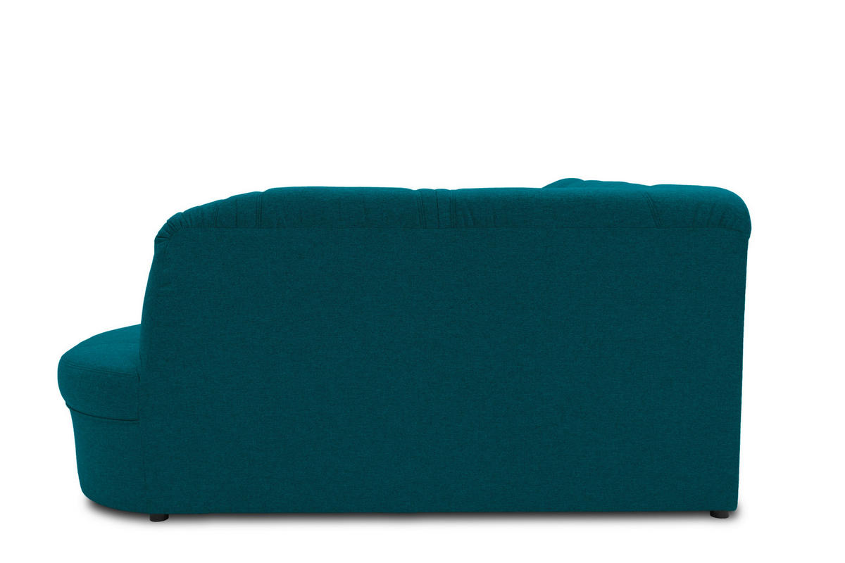 WOHNLANDSCHAFT Dunkelblau Mikrofaser  - Schwarz/Dunkelblau, KONVENTIONELL, Kunststoff/Textil (146/295/180cm) - MID.YOU