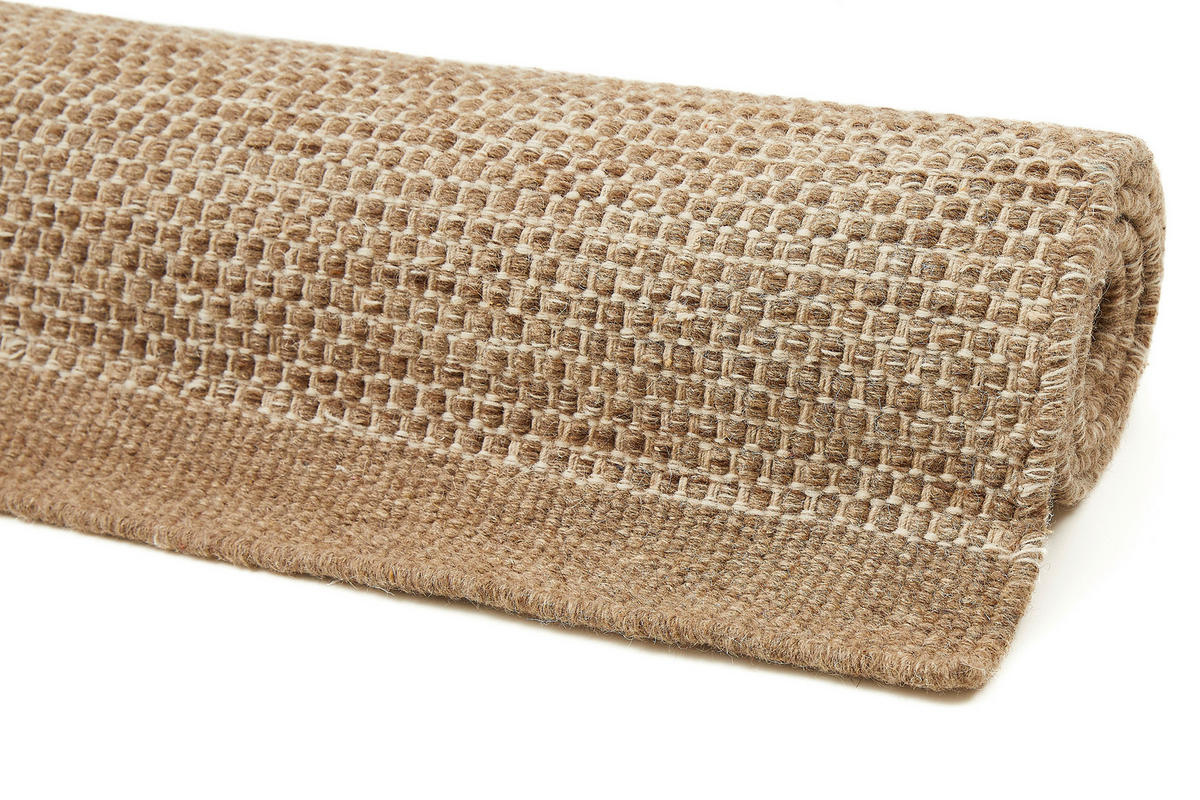 FLACHWEBETEPPICH 160/230 cm Taupe  - Taupe, KONVENTIONELL, Textil (160/230cm) - Novel