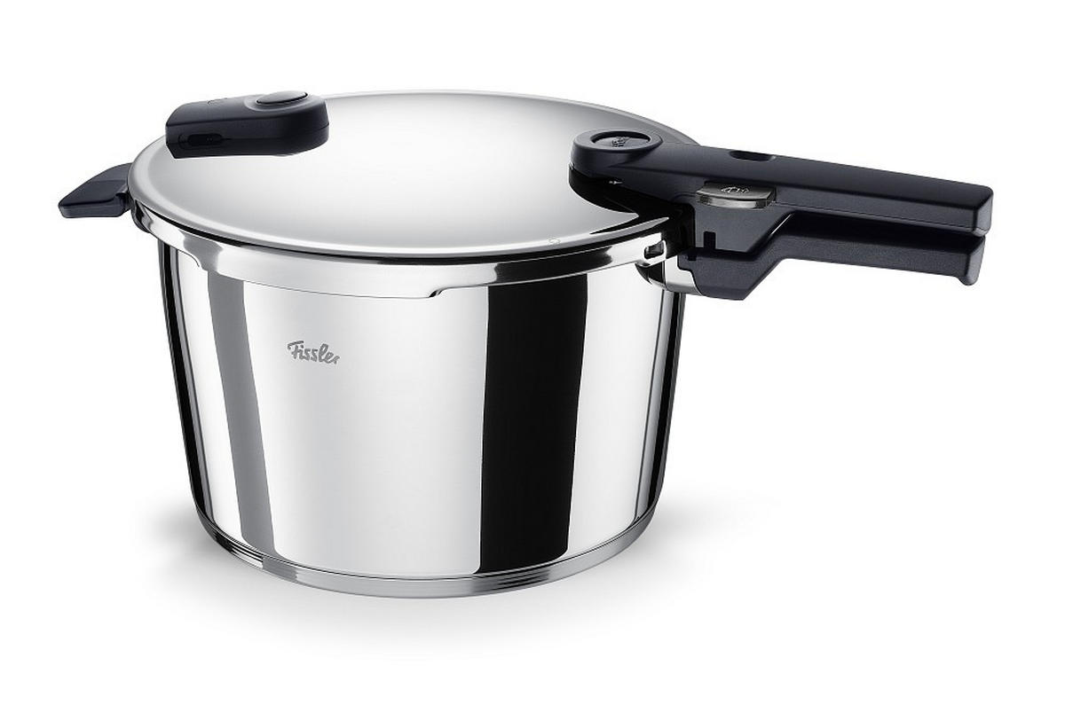 SCHNELLKOCHTOPF VITAQUICK® Poliert 8.0 L  - Silberfarben, Basics, Metall (26cm) - Fissler