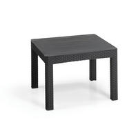 ZAHRADNÍ STOLEK, plast, 59/59/43 cm - barvy grafitu, Design, plast (59/59/43cm) - Ambia Garden