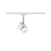 URAIL SCHIENENSYSTEM-STRAHLER - Chromfarben/Weiß, Design, Metall (10/15cm) - Paulmann
