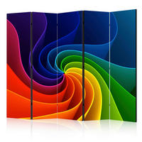 SKÄRMVÄGG  i trä, textil  multicolor  - multicolor, Basics, trä/textil (225/172/3cm) - artgeist