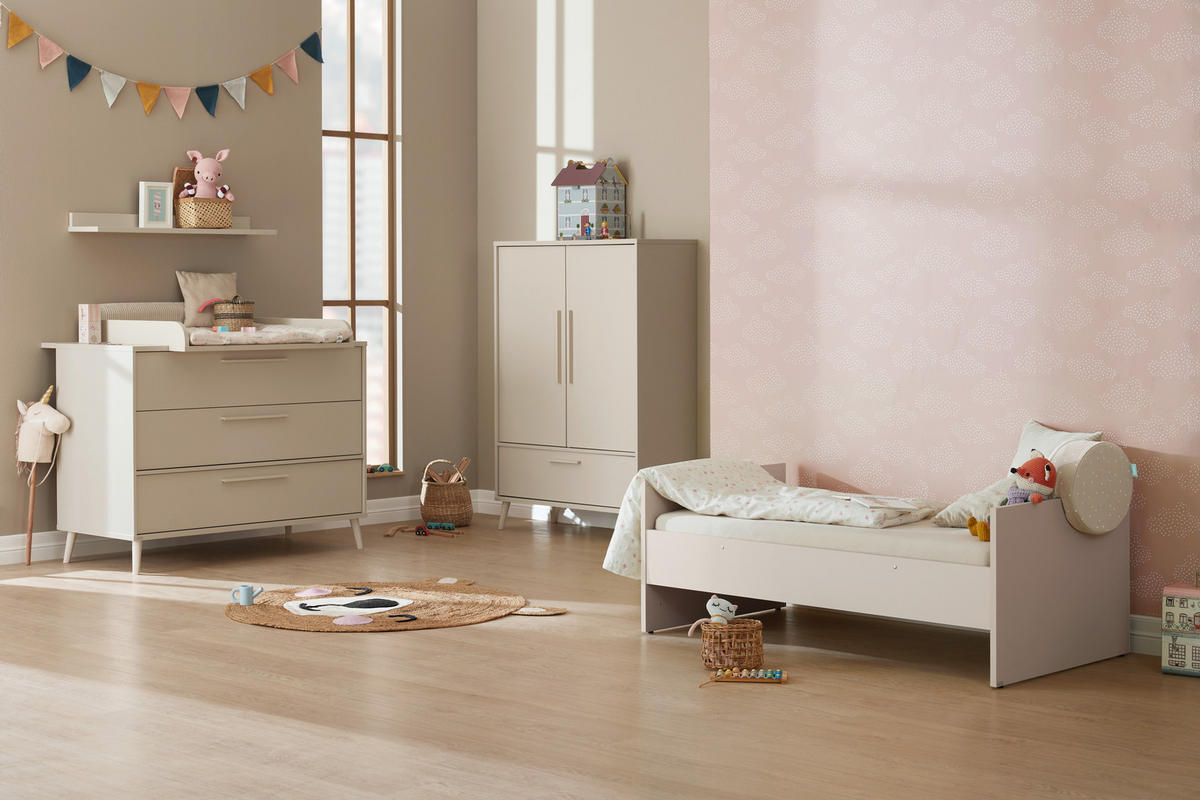 UMBAUSEITEN Little Snu  - Beige, Basics, Holzwerkstoff (163/20/5cm) - Paidi