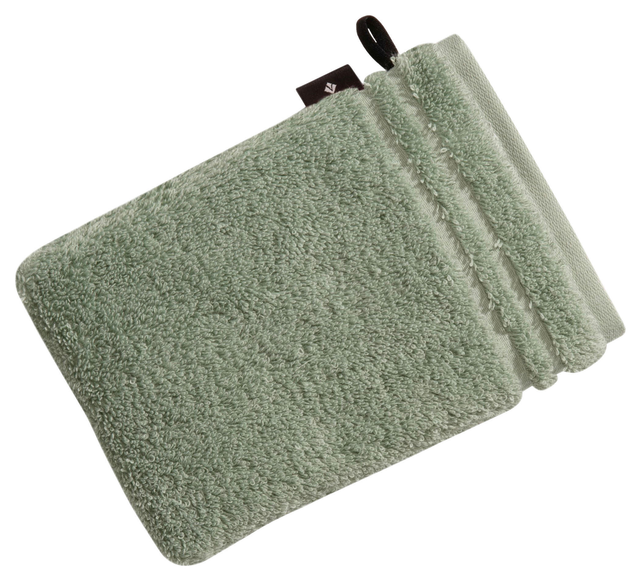WASCHLAPPEN Vienna Style Supersoft Grün  - Grün, KONVENTIONELL, Textil (22/16cm) - Vossen