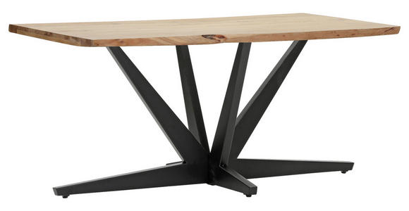 TISCHGESTELL Schwarz   - Schwarz, Design, Metall (160/80/73cm) - Landscape