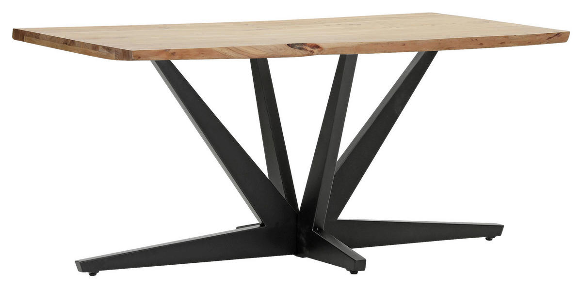 TISCHGESTELL Schwarz   - Schwarz, Design, Metall (160/80/73cm) - Landscape