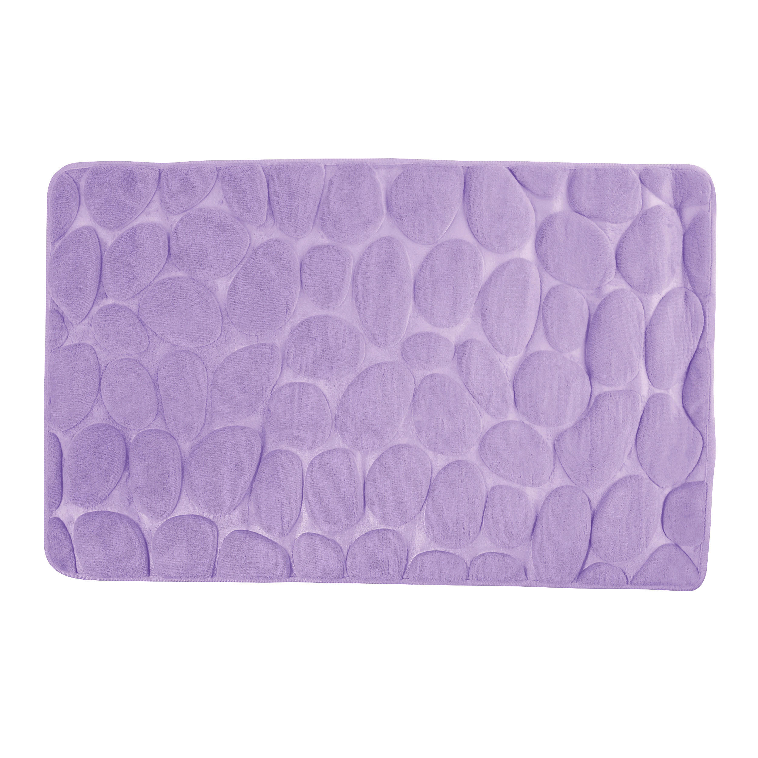 BADEMATTE Lila 50/80 cm  - Lila, Basics, Textil (50/80cm) - MSV