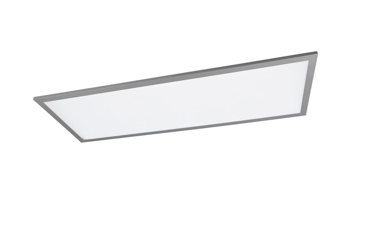 LED-DECKENLEUCHTE Gamma 80/29/5 cm   - Titanfarben, Basics, Metall (80/29/5cm)