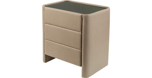 BOXSPRINGBETT 180/200 cm in Hellgrau, Greige - Greige/Hellgrau, Design, Textil/Metall (180/200cm) - Johann Jakob