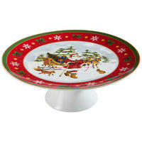 PLADANJ ZA SERVIRANJE    27,5/10,7 cm    Vintage Christmas   - bijela/crvena, Konvencionalno, keramika (27,5/10,7cm) - X-Mas