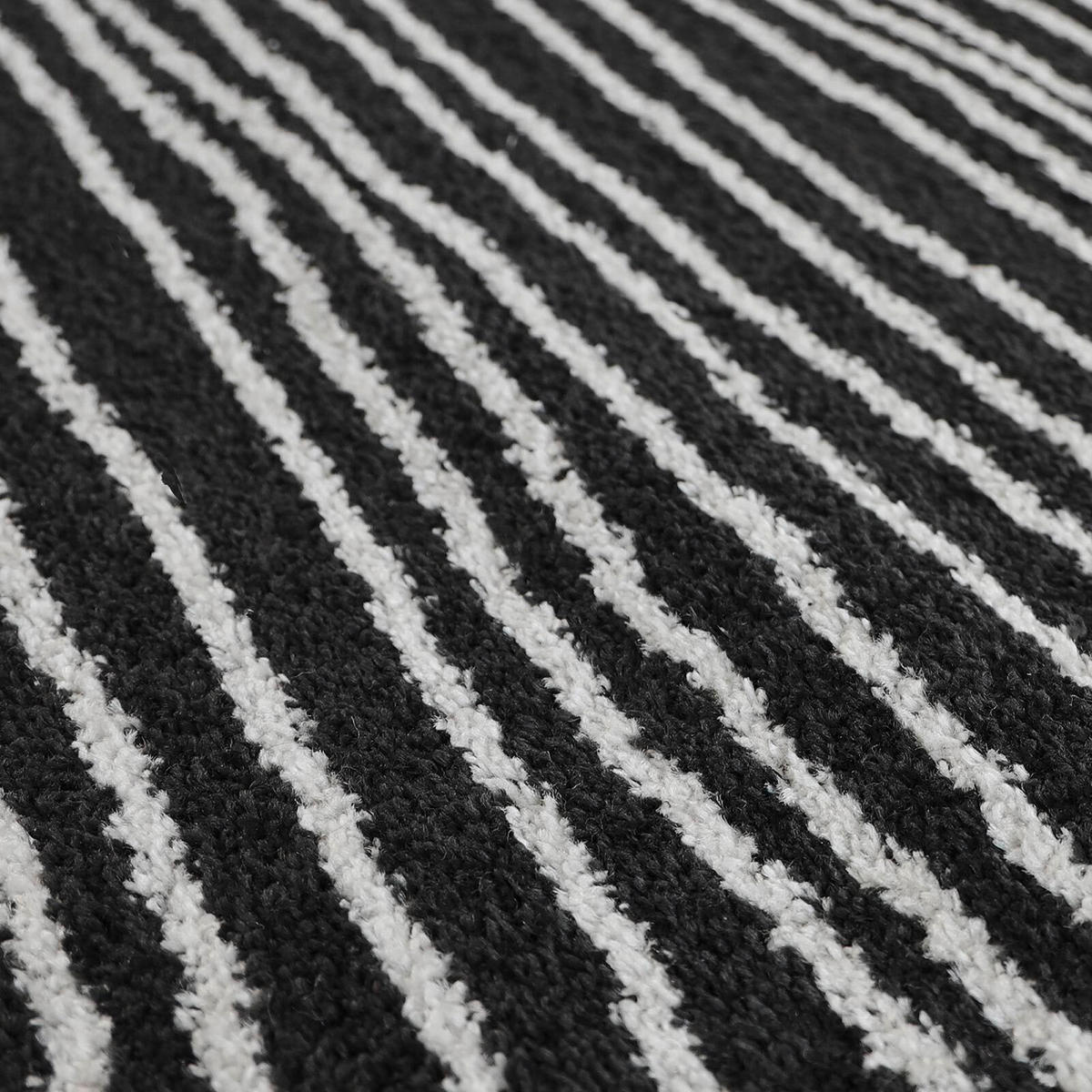 LÄUFER 133/600 cm Larache  - Schwarz, Design, Kunststoff/Textil (133/600cm) - Novel