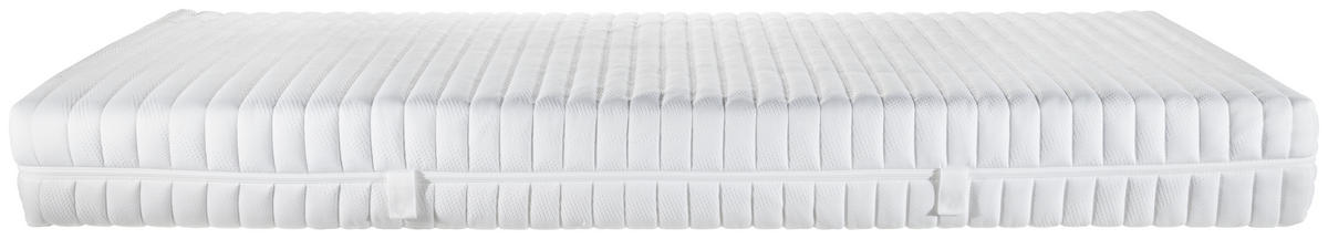KALTSCHAUMMATRATZE 120/200 cm Höhe ca. 20 cm  - Weiß, Basics, Textil (120/200cm) - Sleeptex