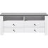 TV-ELEMENT 136/59/40 cm - Weiß/Pinienfarben, Design, Holz/Holzwerkstoff (136/59/40cm) - Carryhome TV-ELEMENT 136/59/40 cm - Weiß/Pinienfarben, Design, Holz/Holzwerkstoff (136/59/40cm) - Carryhome