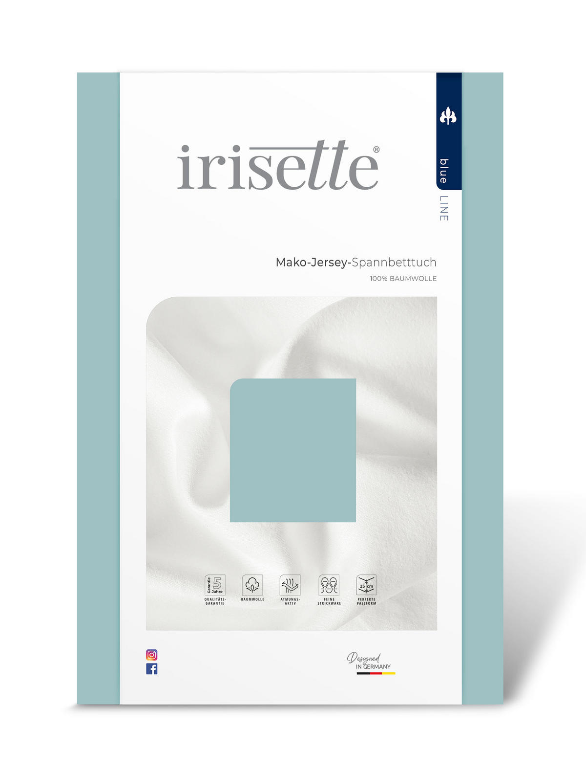 SPANNBETTTUCH Jersey 150/200 cm  - Opal, KONVENTIONELL, Textil (150/200cm) - Irisette