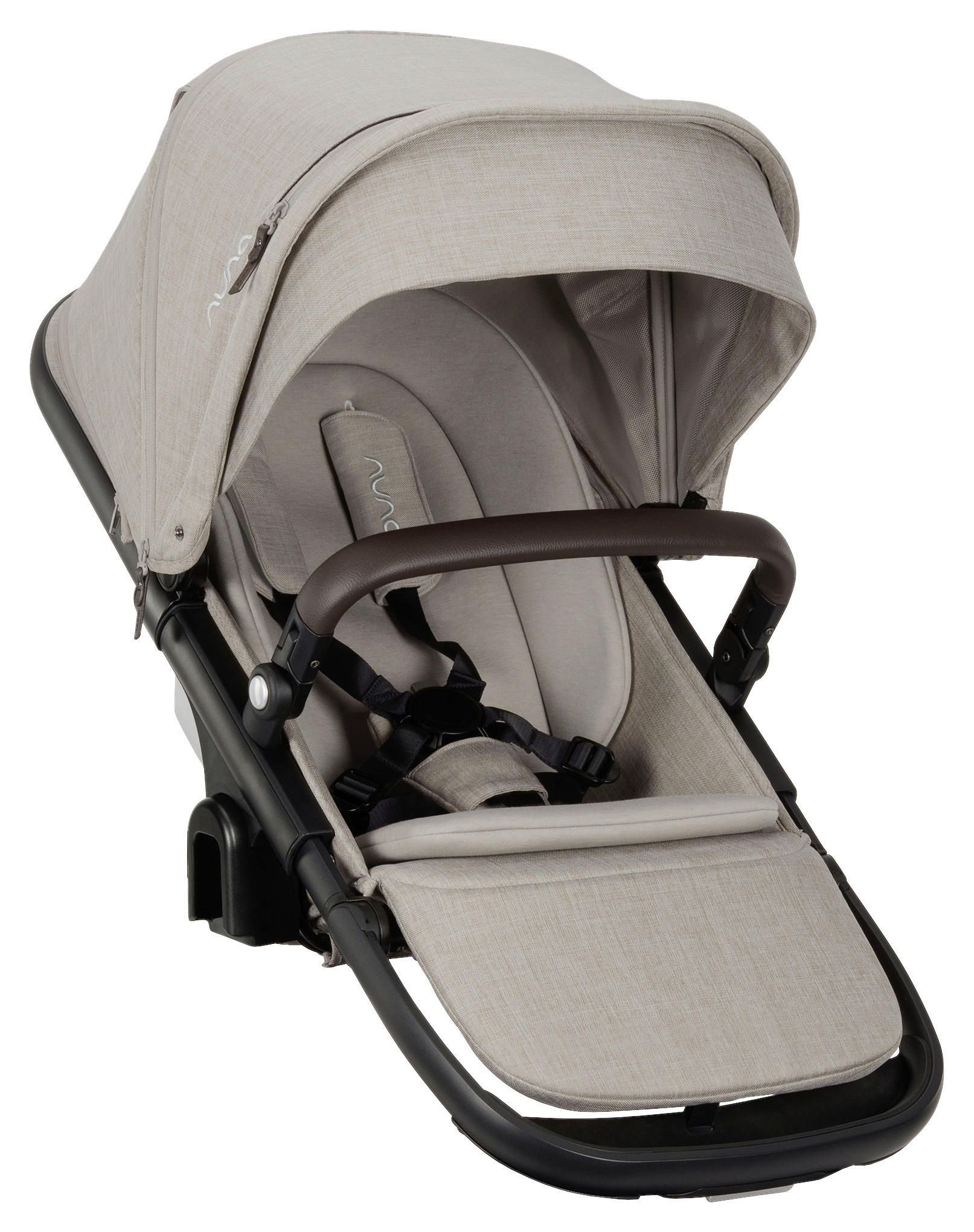 GESCHWISTERSITZ - Beigebraun/Schwarz, Basics, Kunststoff (26/91/22cm) - Nuna