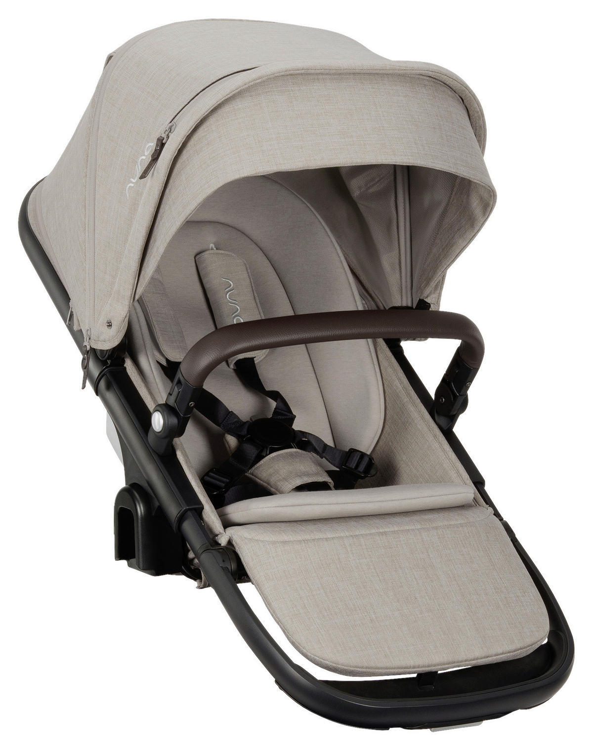 GESCHWISTERSITZ - Beigebraun/Schwarz, Basics, Kunststoff (26/91/22cm) - Nuna