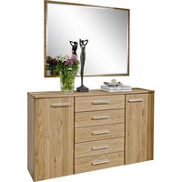 SIDEBOARD 141/86/36 cm  in Erlefarben  - Erlefarben/Alufarben, Design, Holz/Holzwerkstoff (141/86/36cm) - Dieter Knoll