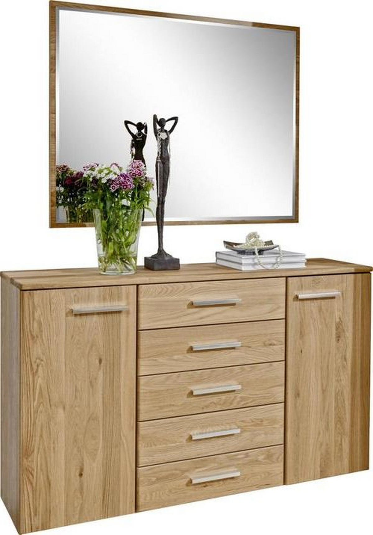 SIDEBOARD 141/86/36 cm  in Erlefarben  - Erlefarben/Alufarben, Design, Holz/Holzwerkstoff (141/86/36cm) - Dieter Knoll