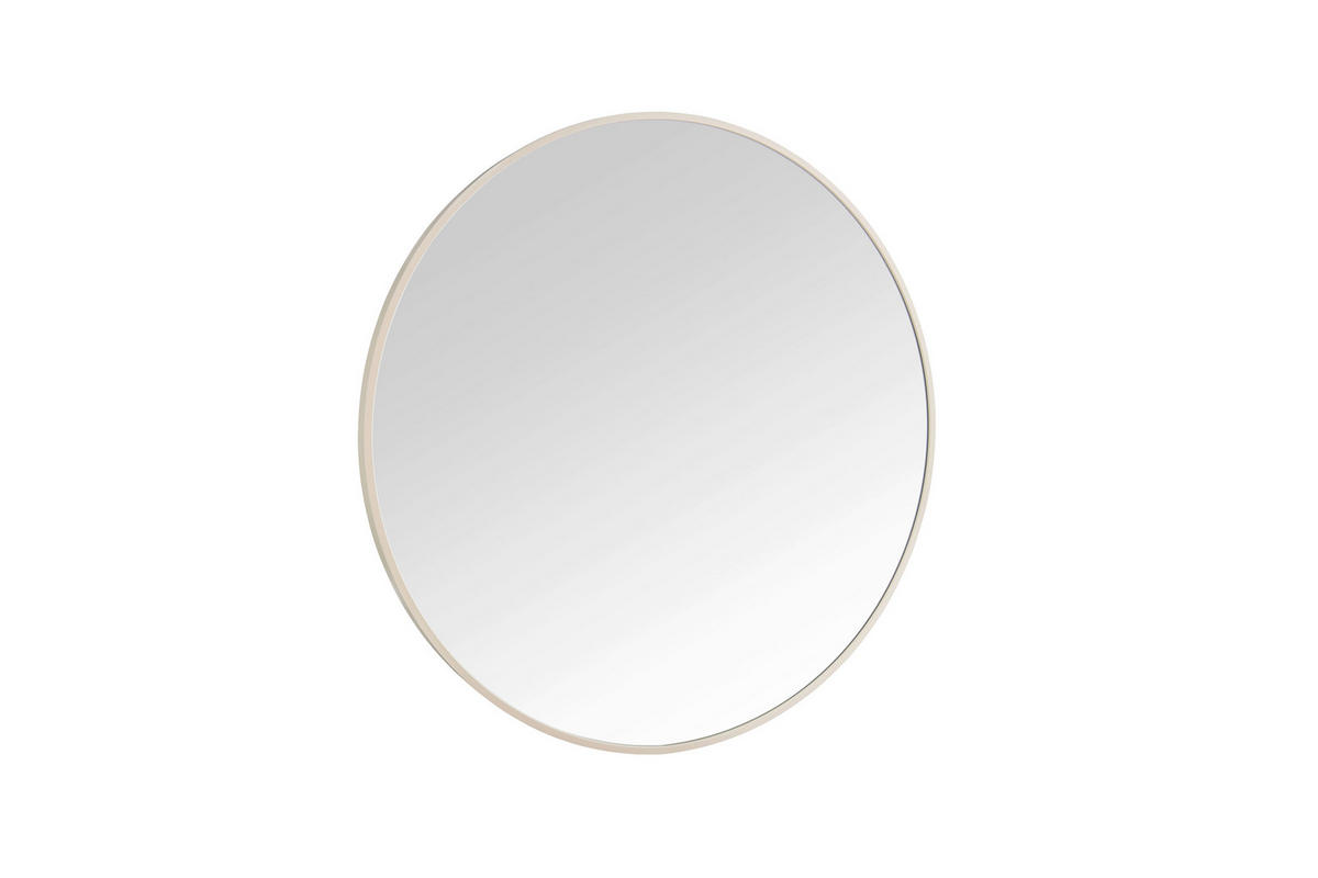 Oglindă    - nisipiu, Basics, sticlă/metal (70cm) - Hom`in