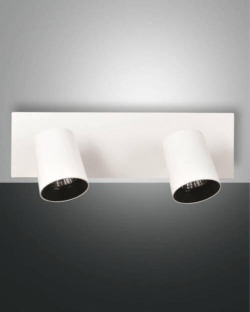 STRAHLER Modo 35/11/9 cm   - Weiß, Basics, Metall (35/11/9cm) - Fabas Luce