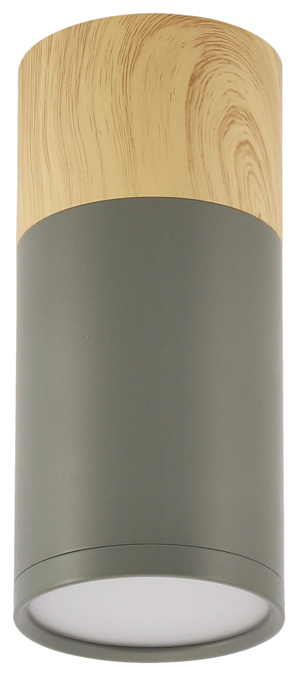 LED-DECKENLEUCHTE 7,5/7,5/15 cm   - Grau, Natur, Metall (7,5/7,5/15cm)