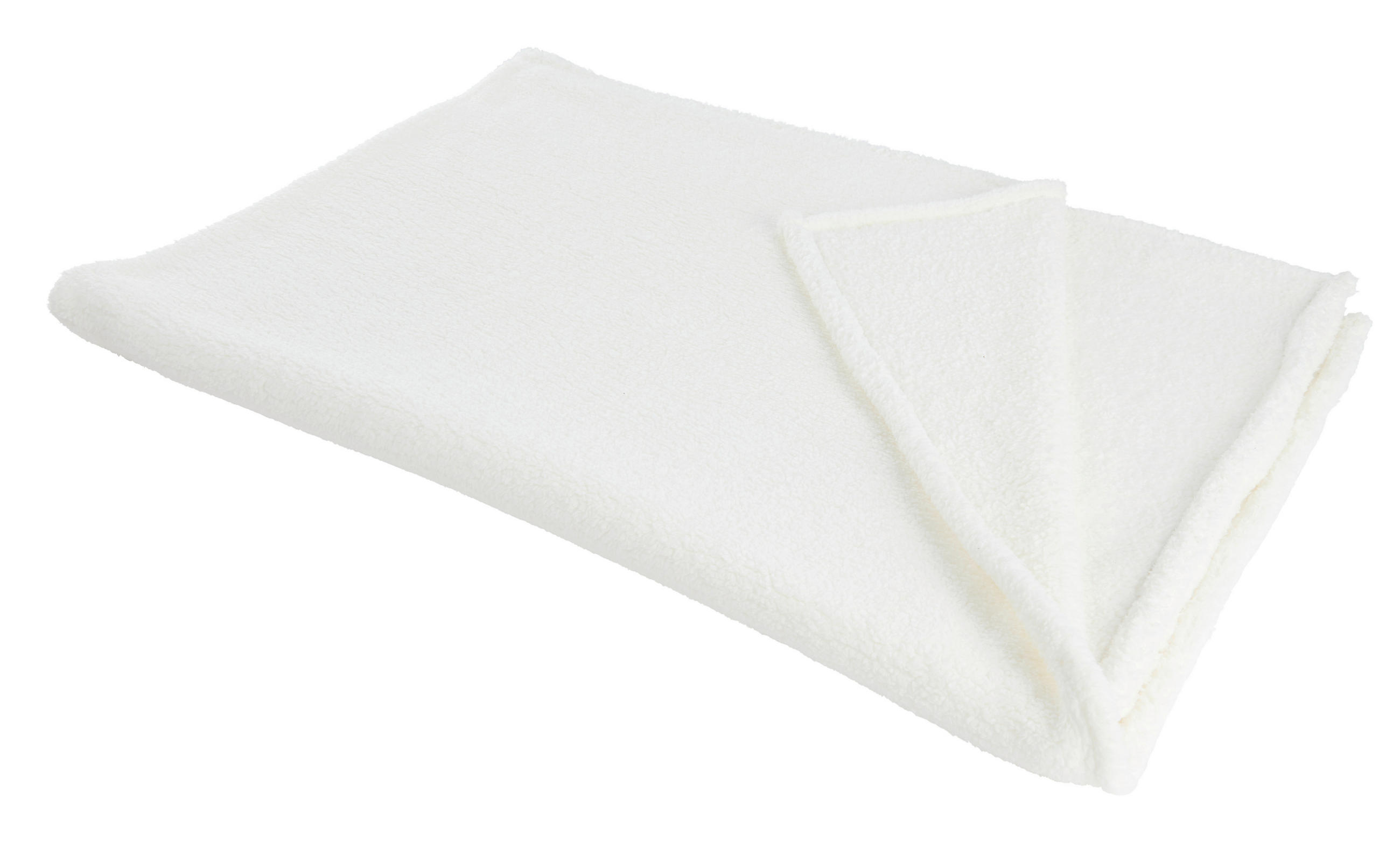 DECKE 150/200 cm  - Weiß, Basics, Textil (150/200cm) - Novel