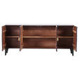 SIDEBOARD  in 177/78/47 cm  - Goldfarben/Schwarz, Design, Holz/Metall (177/78/47cm) - Landscape