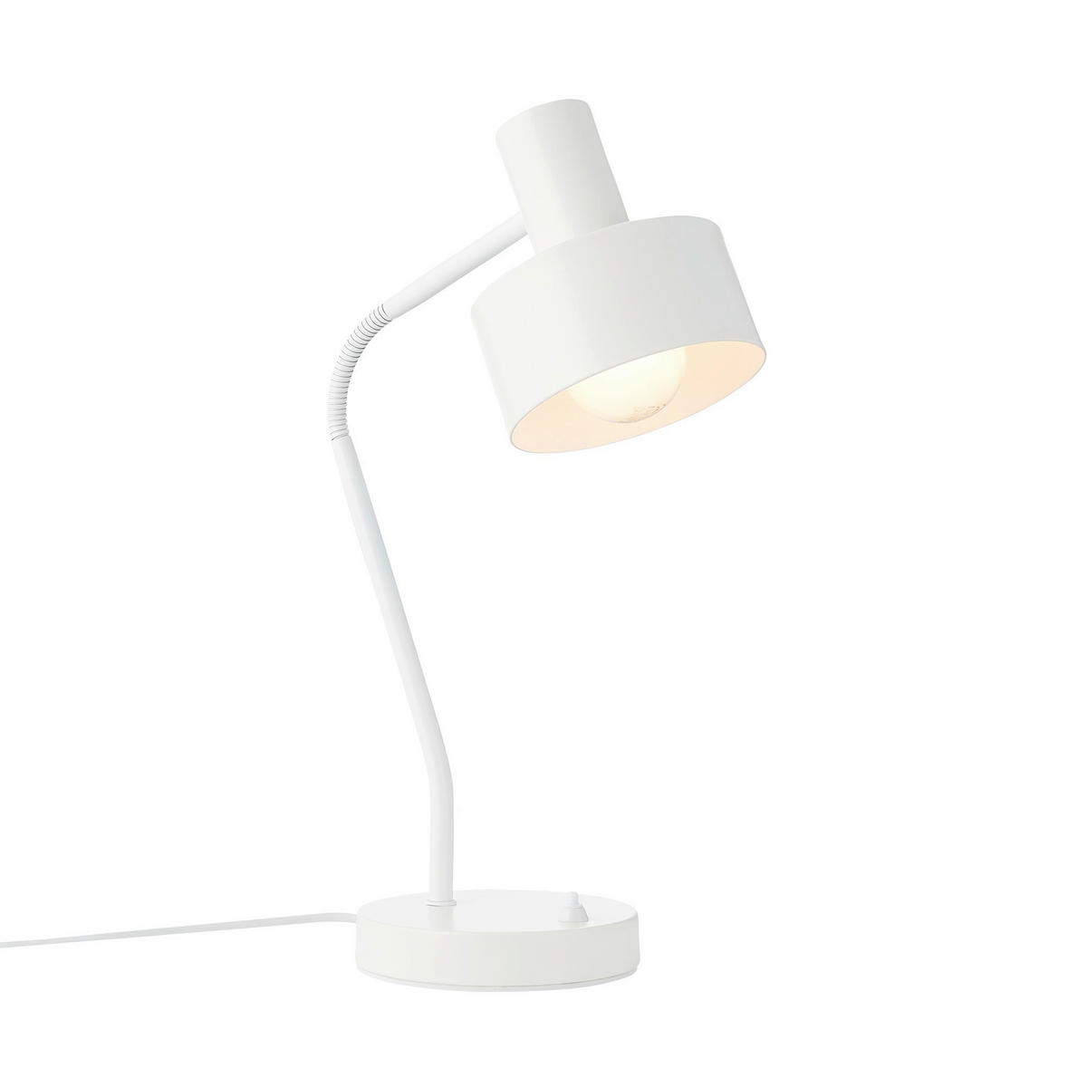 TISCHLEUCHTE Matis 46/14/24 cm  - Weiß, Design, Metall (46/14/24cm) - Nordlux