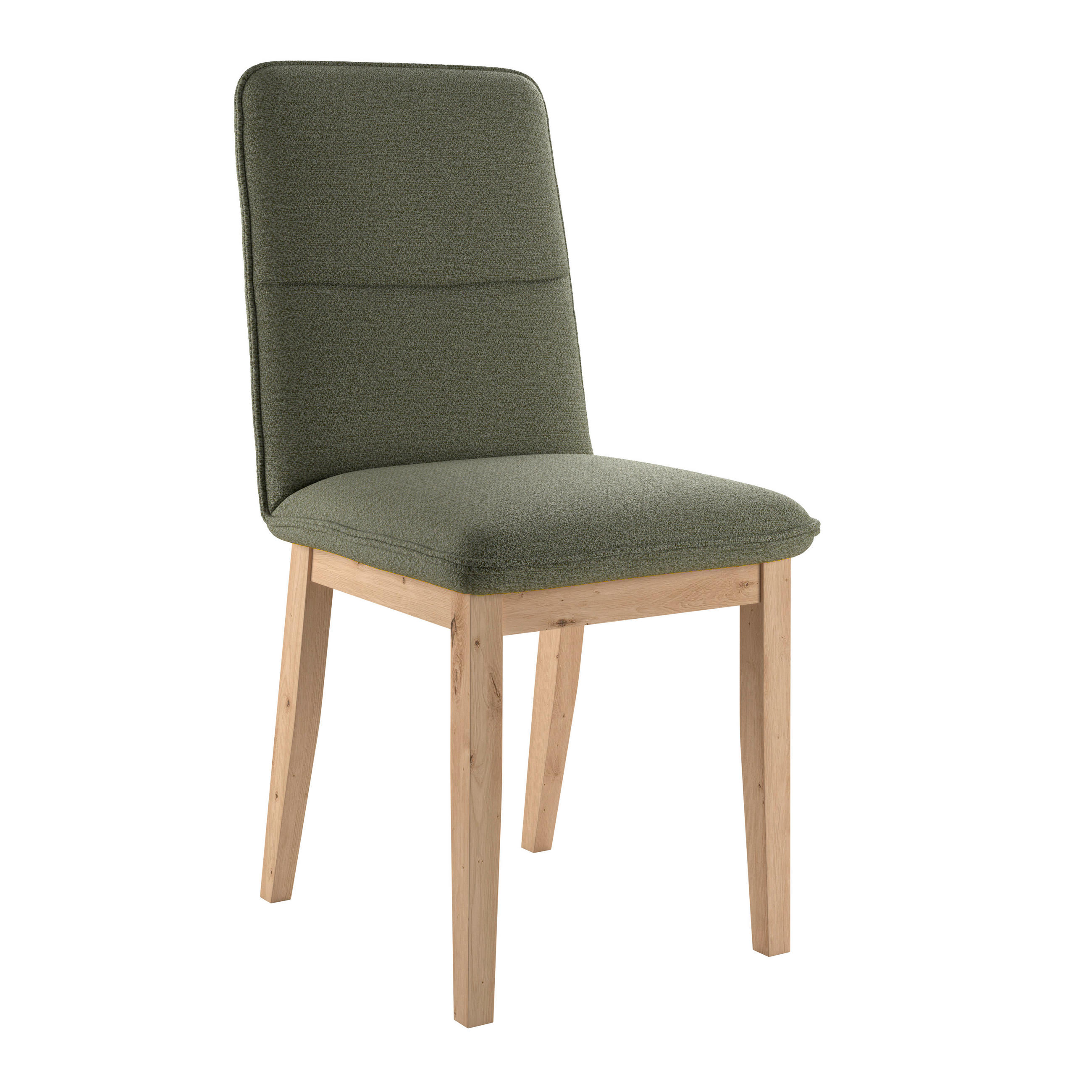 Vierfußstuhl Beluna Ii Webstoff Grün, B: 47cm