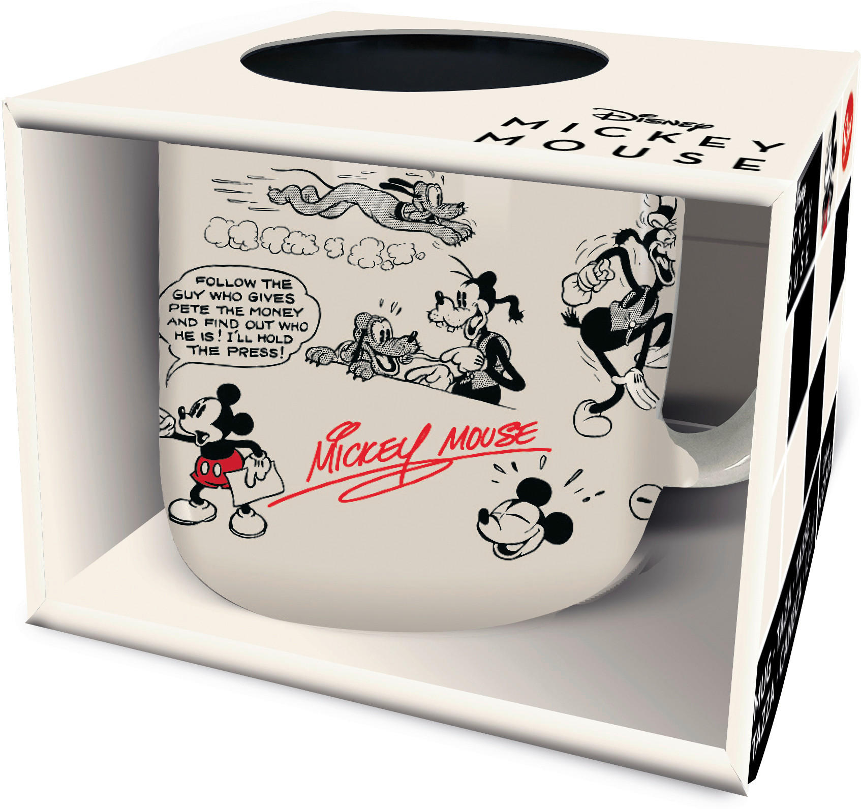 Disney Frühstückstasse Mickey \u0026 Minnie Weiß 10x10x13 cm