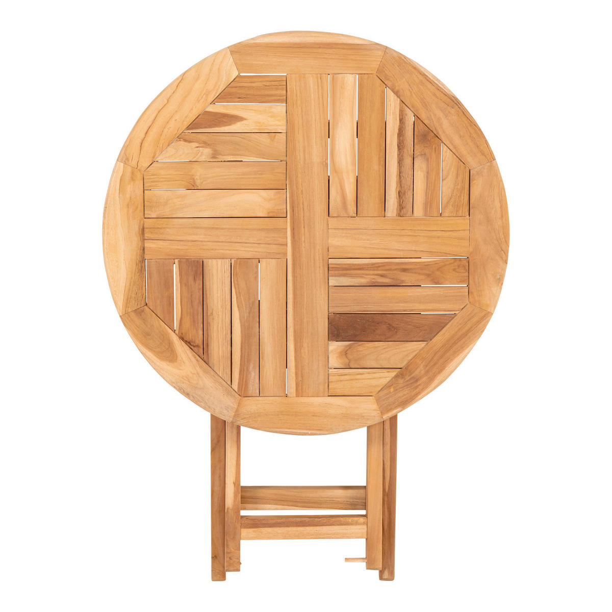GARTENTISCH 70/70/75 cm Holz rund  - Braun, MODERN, Holz (70/70/75cm) - Gardenson
