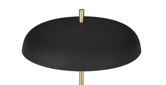 TISCHLEUCHTE 38/50 cm - Goldfarben/Schwarz, KONVENTIONELL, Metall (38/50cm) - Novel