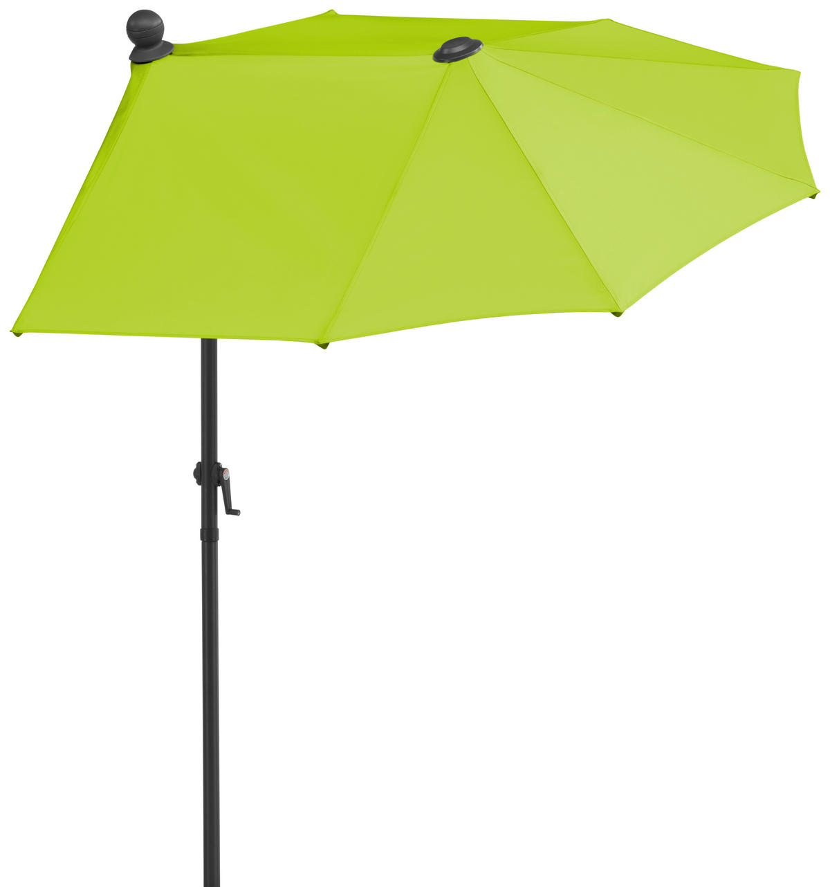AMPELSCHIRM   - Anthrazit/Grün, Basics, Textil/Metall (150/228/150cm) - Schneider