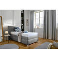 POLSTERBETT Matratze, Lattenrost Hellgrau 100/200 cm  - Silberfarben/Hellgrau, KONVENTIONELL, Holz/Textil (100/200cm) - Esposa