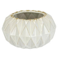 PFLANZENSCHALE   - Creme, Basics, Keramik (17/9cm)