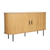 SIDEBOARD  in 140/76/40 cm  - Schwarz/Naturfarben, Design, Holzwerkstoff/Metall (140/76/40cm) - Livetastic
