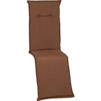 RELAXSESSELAUFLAGE Sandfarben Uni  - Sandfarben, Basics, Textil (170/46/8cm) - Gardenson