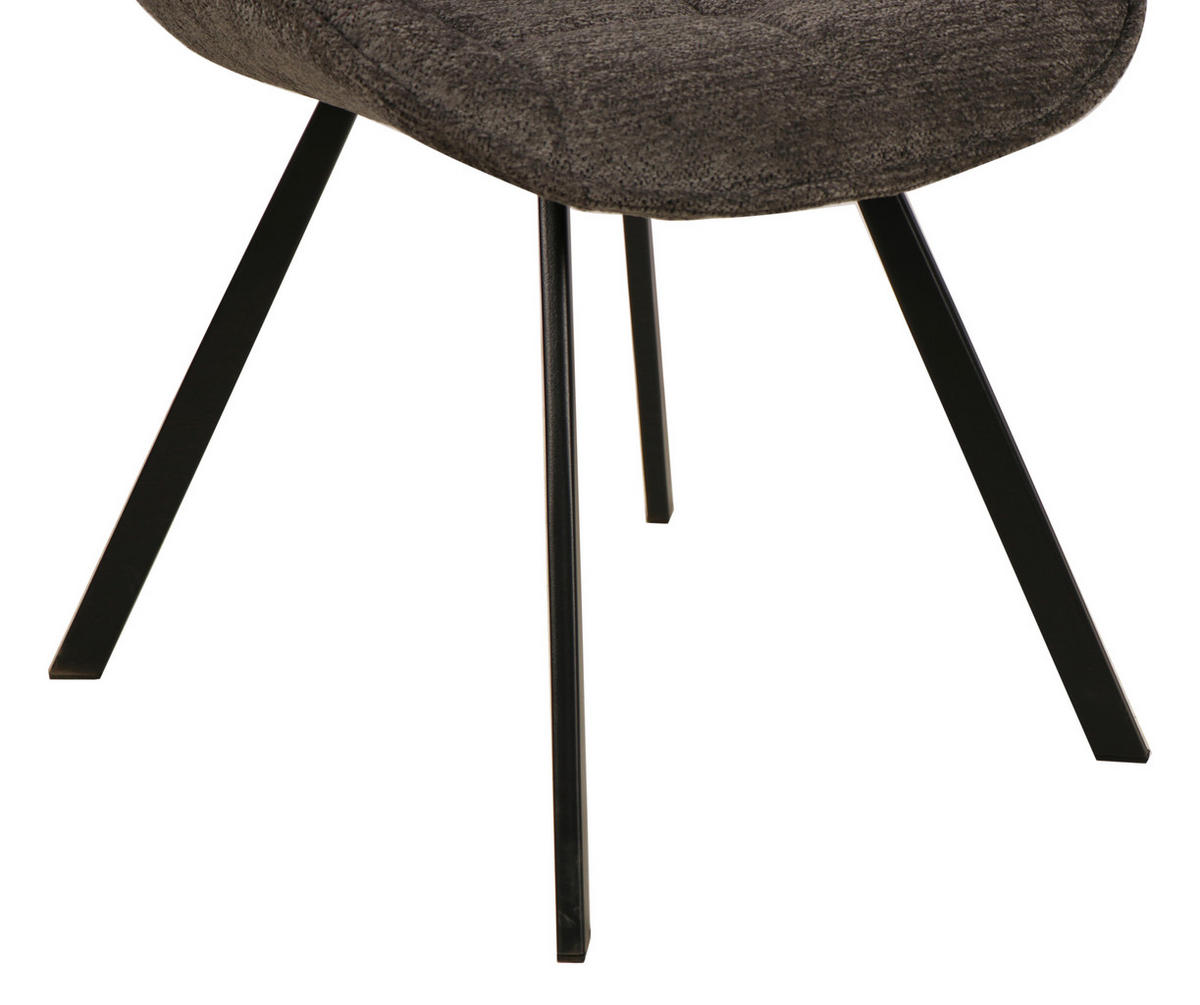 STOLICA  antracit, crna  metal, tekstil      - siva/crna, Design, metal/tekstil (53/87/61cm) - Carryhome