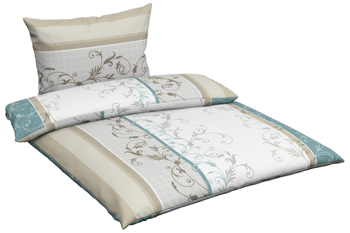 POSTEĽNÁ BIELIZEŇ, džersej, béžová, 140/200 cm - béžová, Konventionell, textil (140/200cm) - Esposa