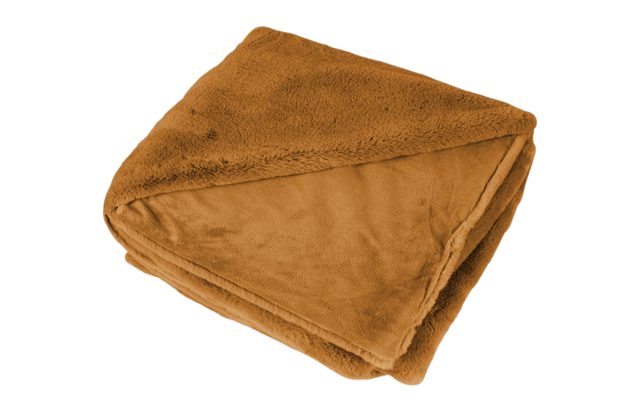 ODEJA 230/250 cm umazano rjava, barve konjaka  - umazano rjava/barve konjaka, Basics, umetna masa/tekstil (230/250cm)