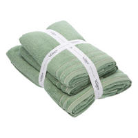 FROTTIERSET Delina Grün 3-teilig  - Grün, Design, Textil (N/A/N/Acm) - Vossen