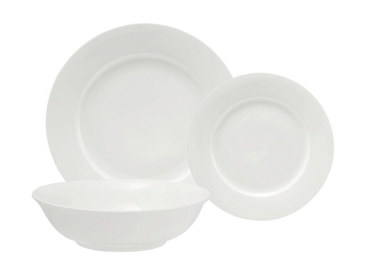 JEDÁLENSKÝ SERVIS porcelán keramika  - biela, Basics, keramika (28.5/28.2/22.6cm) - Maxwell & Williams