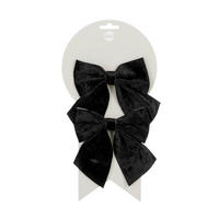 VISEĆA DEKORACIJA - crna, Osnovno, plastika (13/12cm) - X-Mas