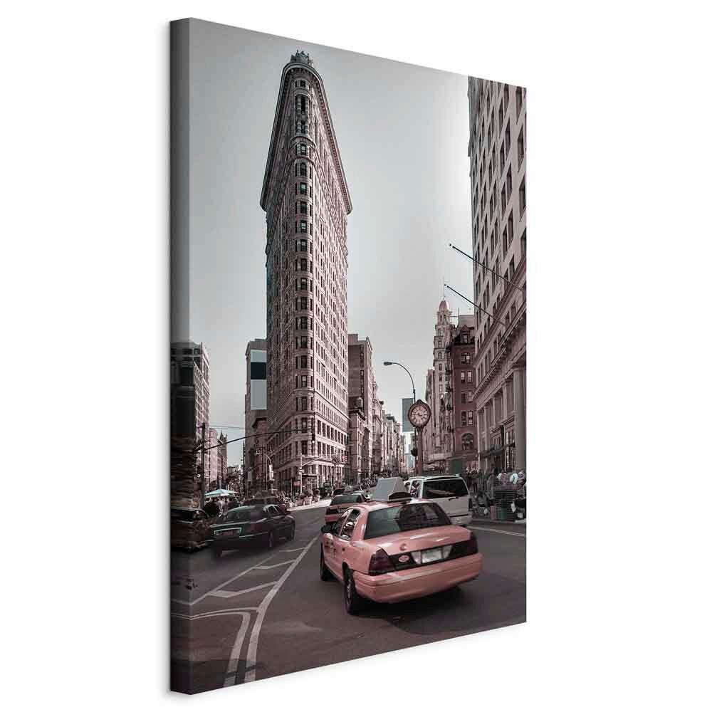 artgeist Leinwandbild Grau, Hellrosa, Grauweiß 40x60x1.2 cm