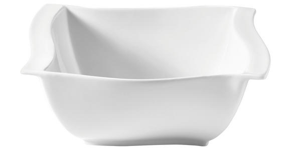 MÜSLISCHALE Swing 14 cm - Weiß, Basics, Keramik (14cm) - Novel